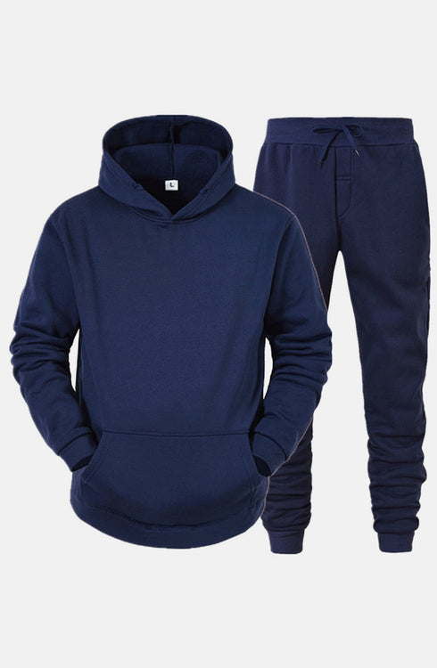 Child Plain Pullover Tracksuit